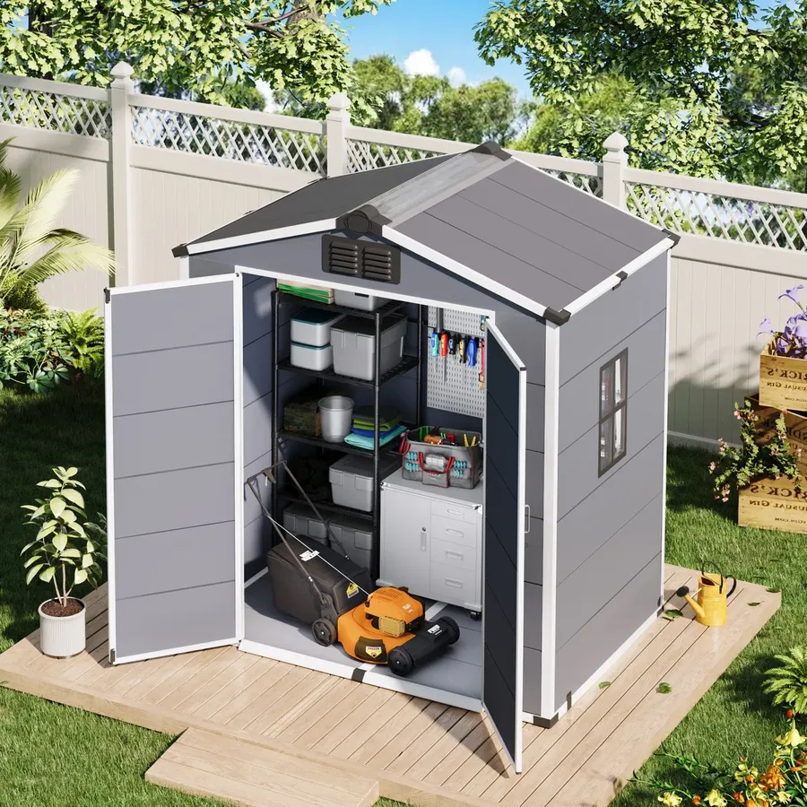 Erommy ChatGPT ad — 6x4 FT Outdoor Storage Shed in Real Estate