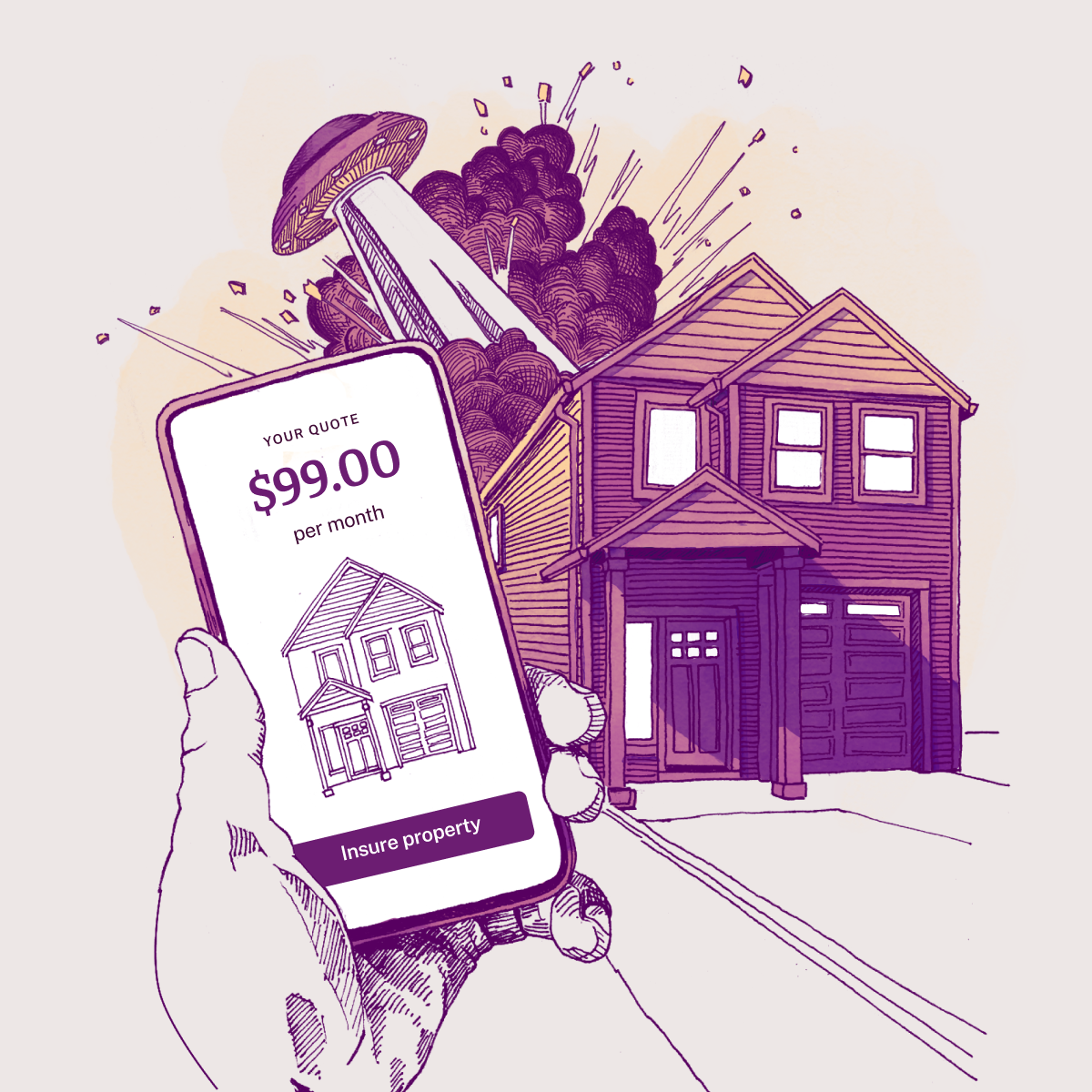 Steadily Insurance Agency, Inc. ChatGPT ad — Landlord Insurance