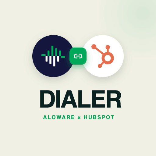 Aloware ChatGPT ad — Power dialer for HubSpot
