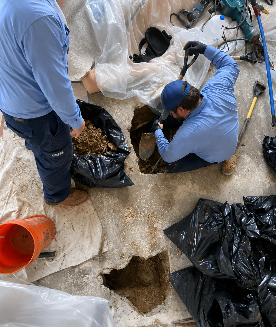 Everflow Plumbing, Heating & Air ChatGPT ad — Slab Leak Detection & Repair | Rockwall Area