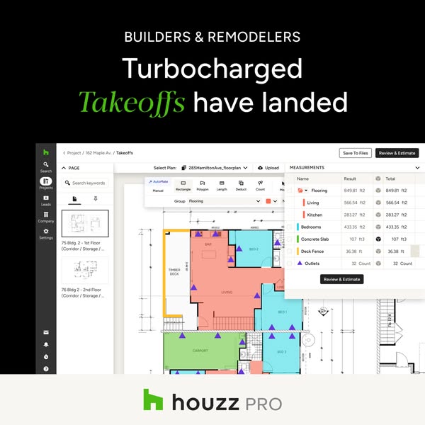 Houzz ChatGPT ad — Construction Estimating &amp; Takeoff Software
