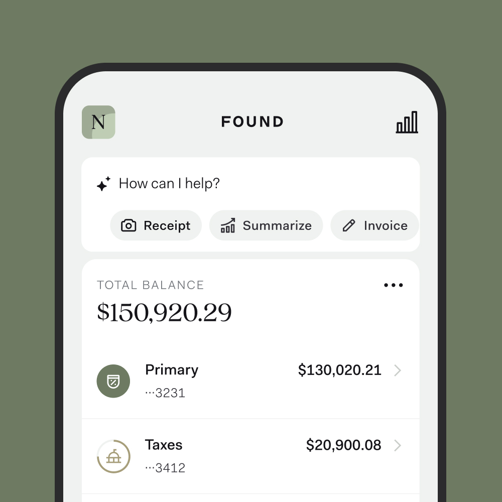 Found ChatGPT ad — Running your own business? Try Found Banking Tools in Crypto & Investing