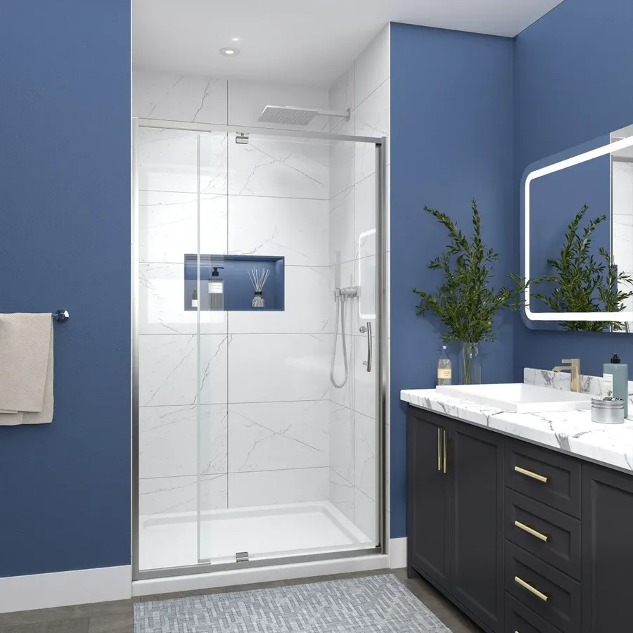 Allsumhome.com ChatGPT ad — Flexi 40 Inch Shower Doors, 38-42"x71" Frame wi... in Real Estate
