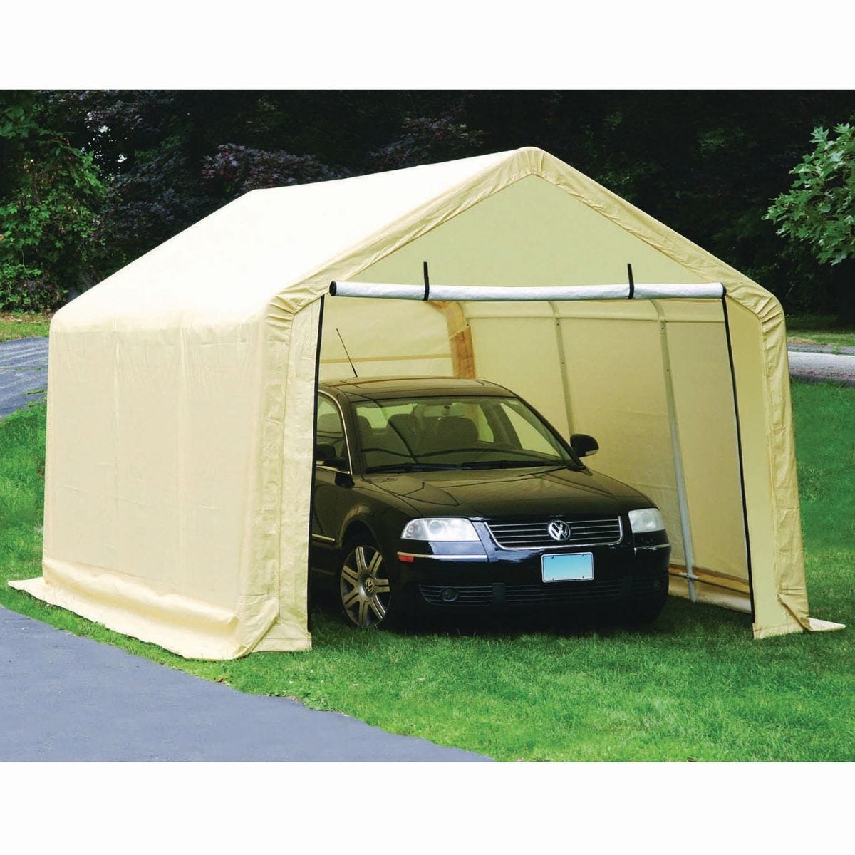 Harbor Freight ChatGPT ad — CoverPro Portable Garage