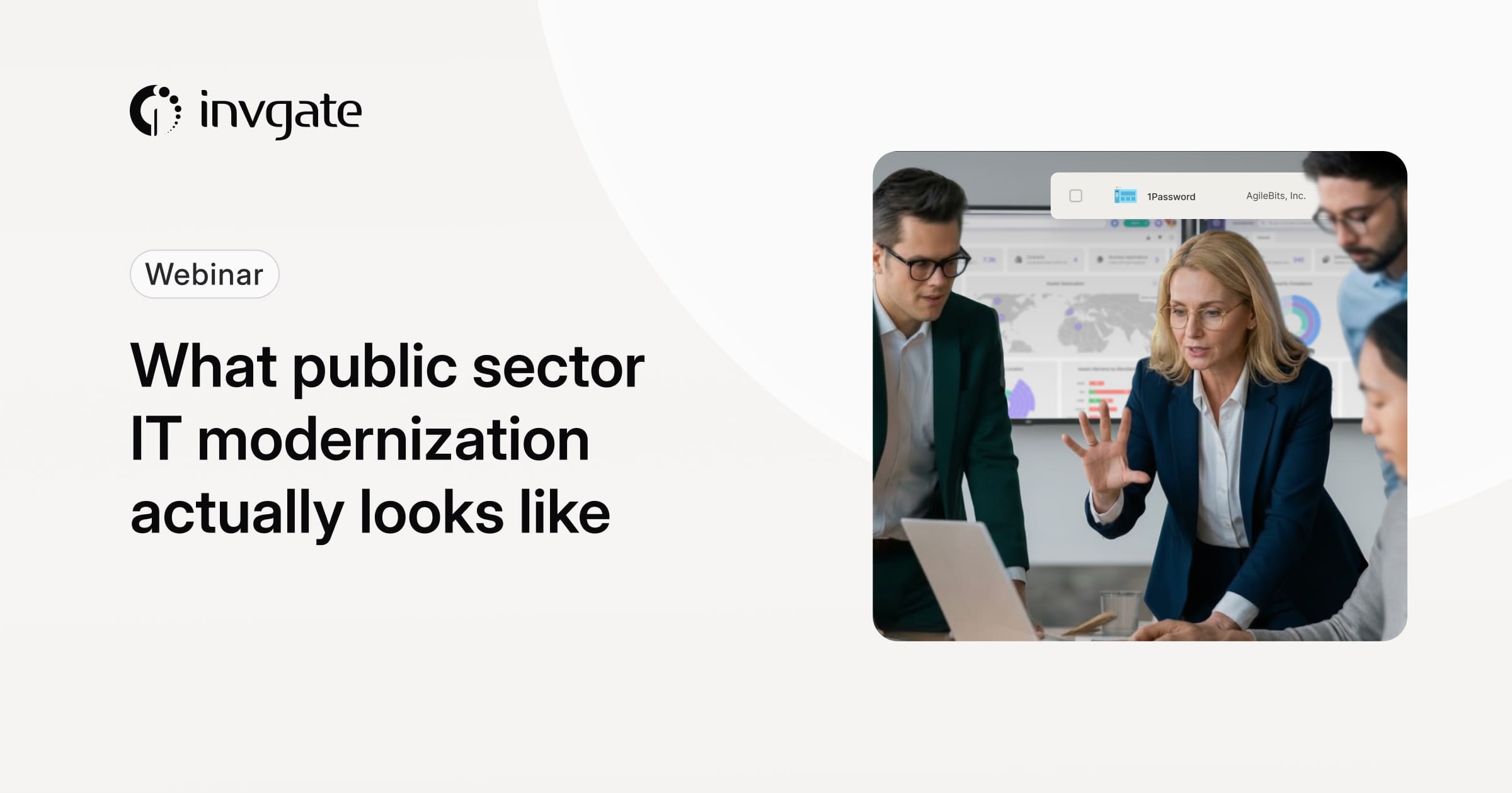 InvGate ChatGPT ad — On-Demand: Modernization in Public Sector IT in Business Consulting