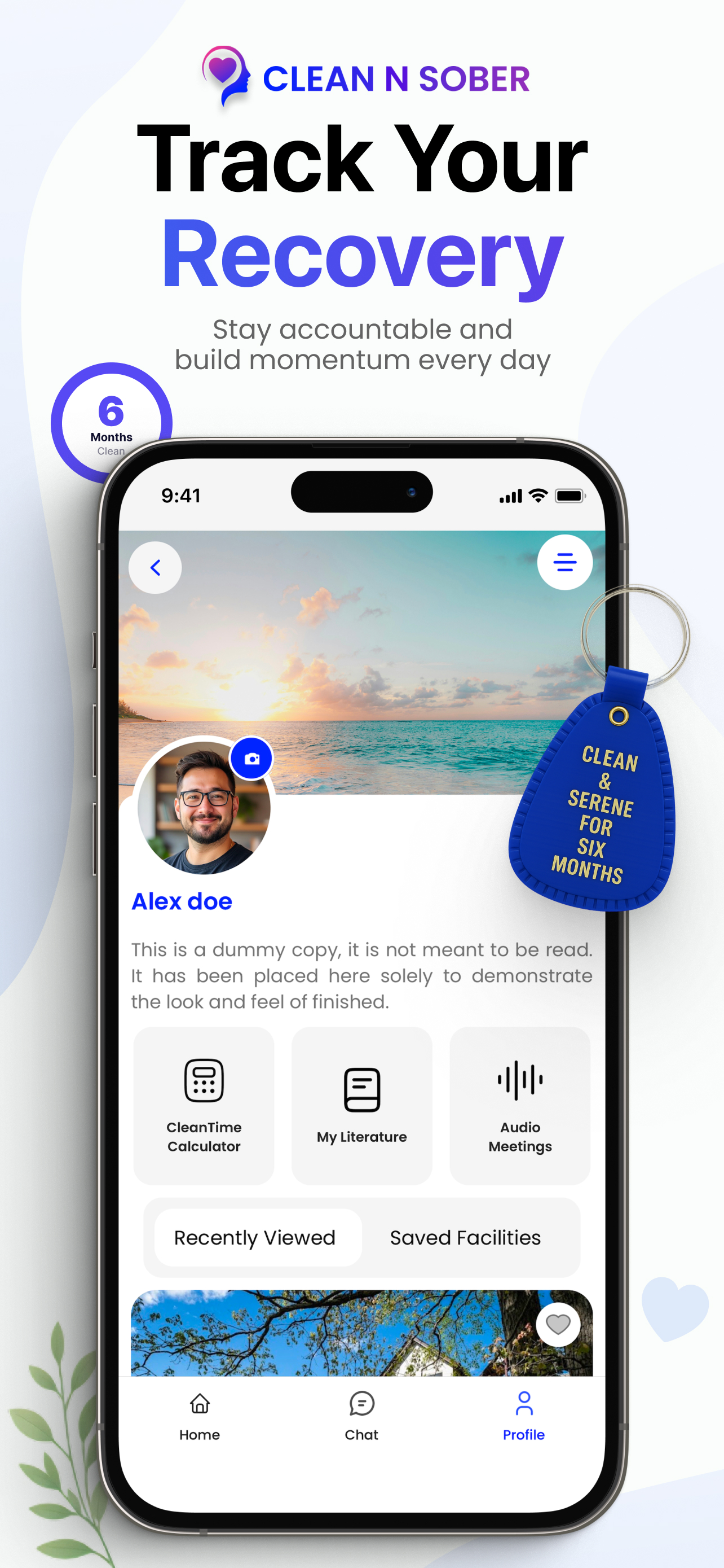 Recovery Lifestyle Inc. ChatGPT ad — Free Recovery App & Clean Time Tracker in Healthcare & HealthTech