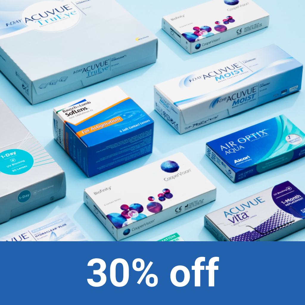 GlassesUSA.com ChatGPT ad — Acuvue Oasys: 30% Off