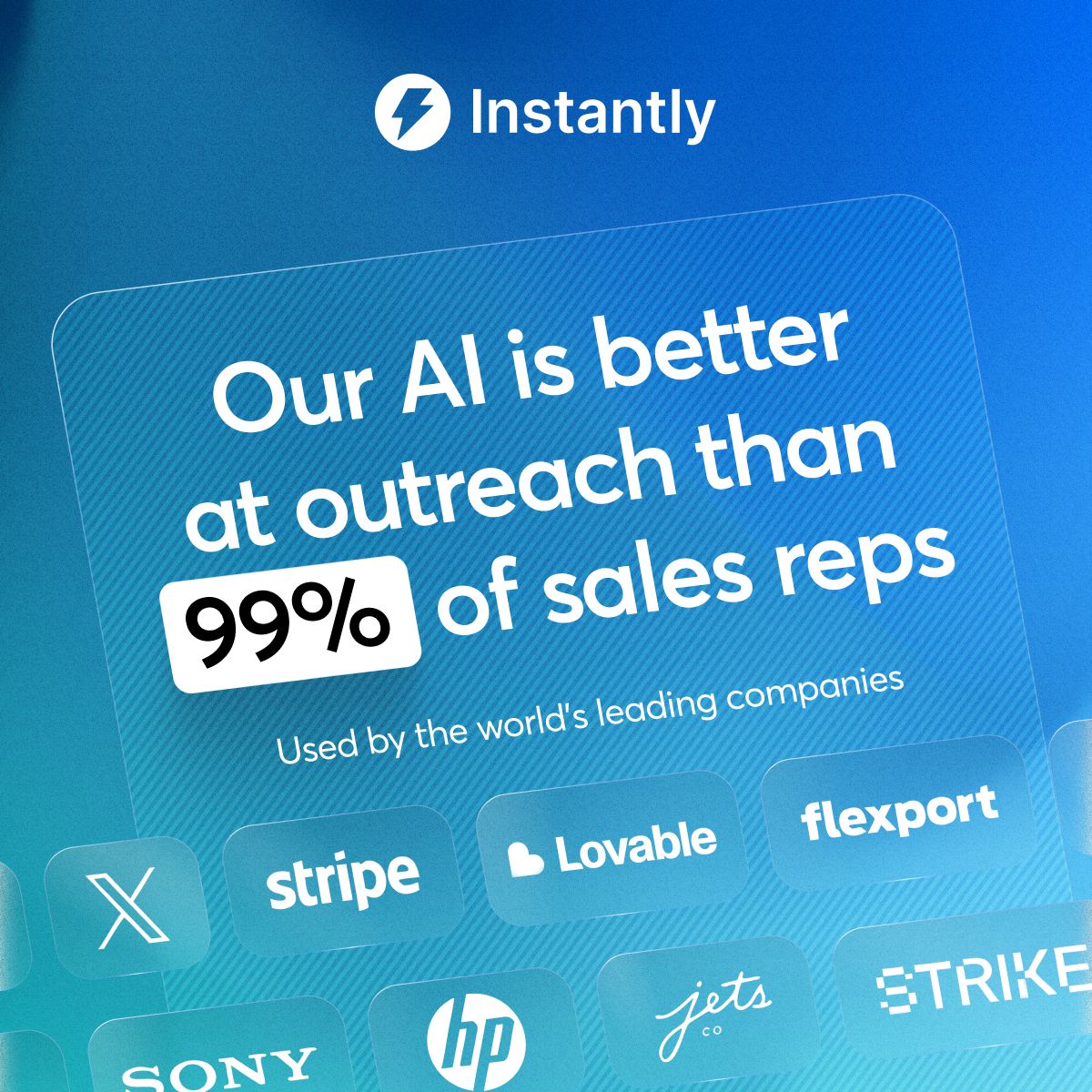 Foo Monk LLC ChatGPT ad — Our AI is better at outreach than 99% of reps