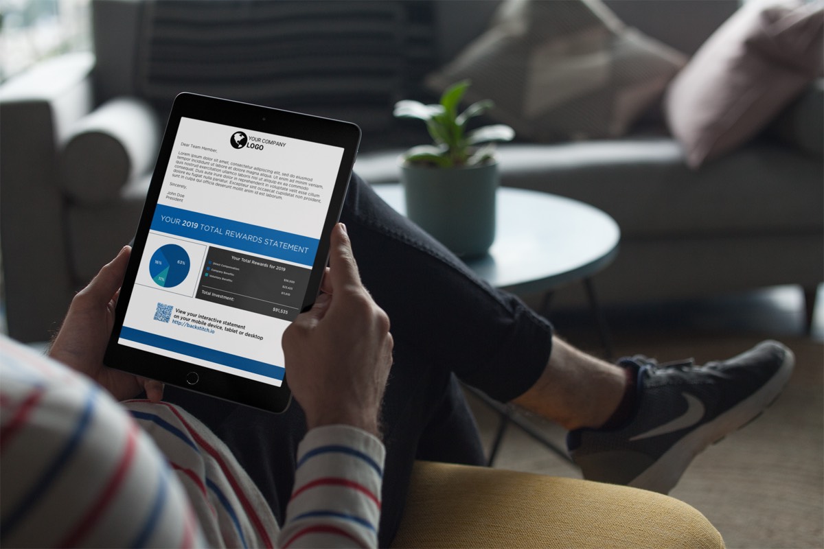 backstitch Inc. ChatGPT ad — Total Rewards Statements, Done Right