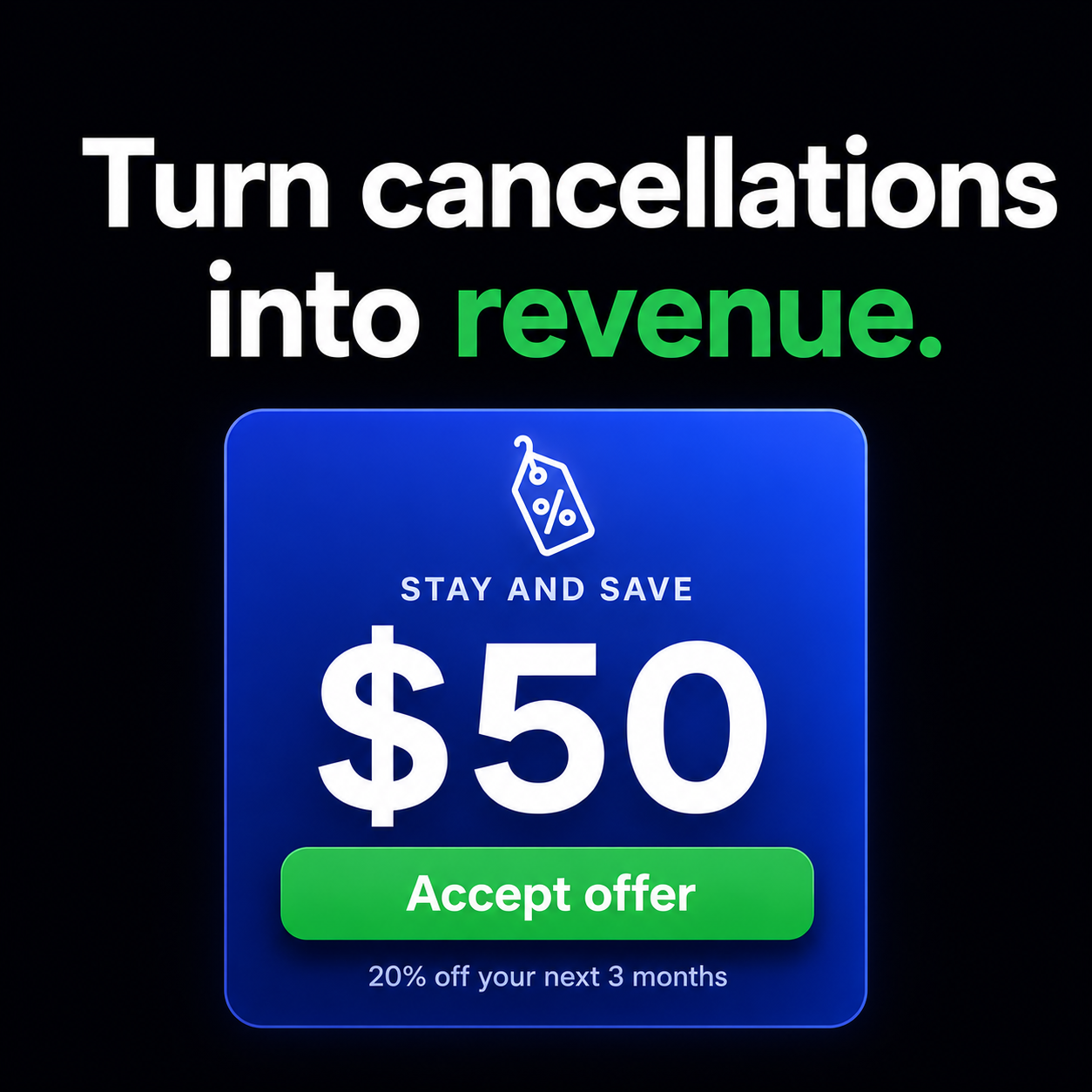ProsperStack, Inc. ChatGPT ad — ProsperStack - Cancel Flows & Churn Management