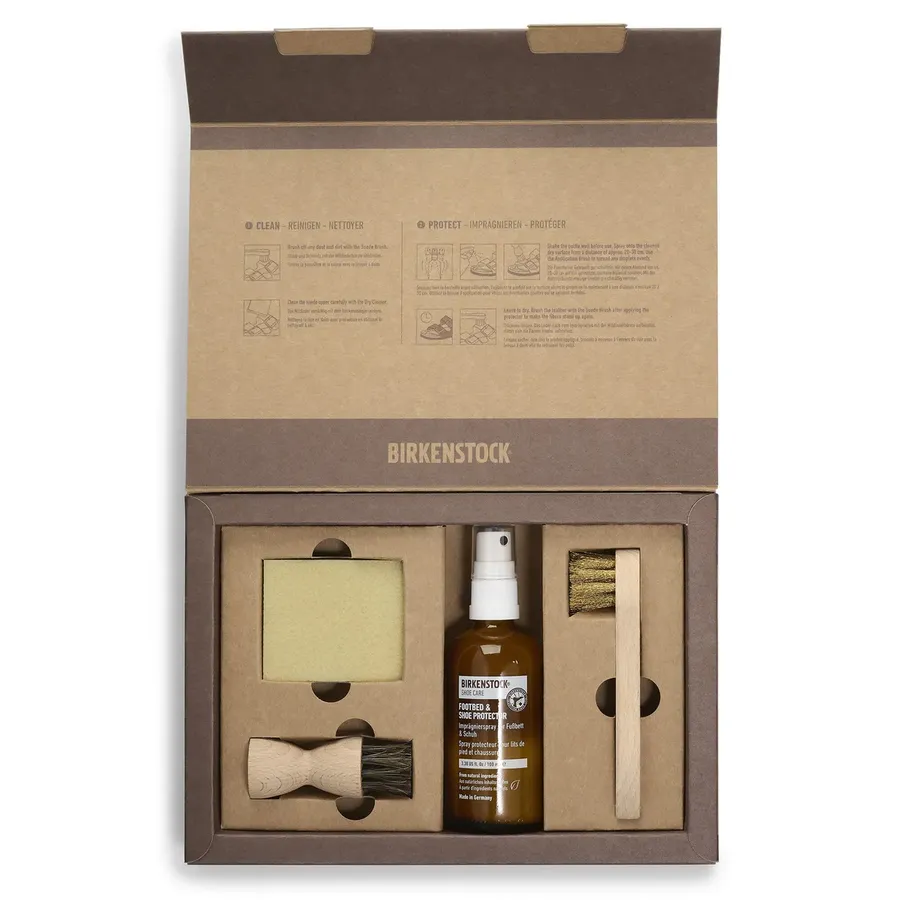 BIRKENSTOCK ChatGPT ad — Suede Care Kit
