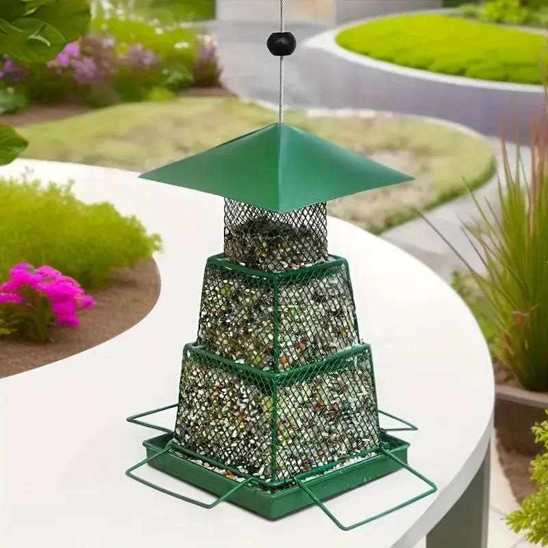 Puzzle Warehouse ChatGPT ad — Seed-Saving Heavy-Duty Outdoor Bird Feeder by G...