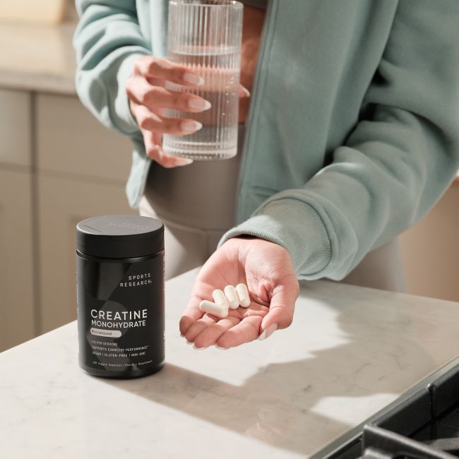 Sports Research ChatGPT ad — Creatine Monohydrate Capsules