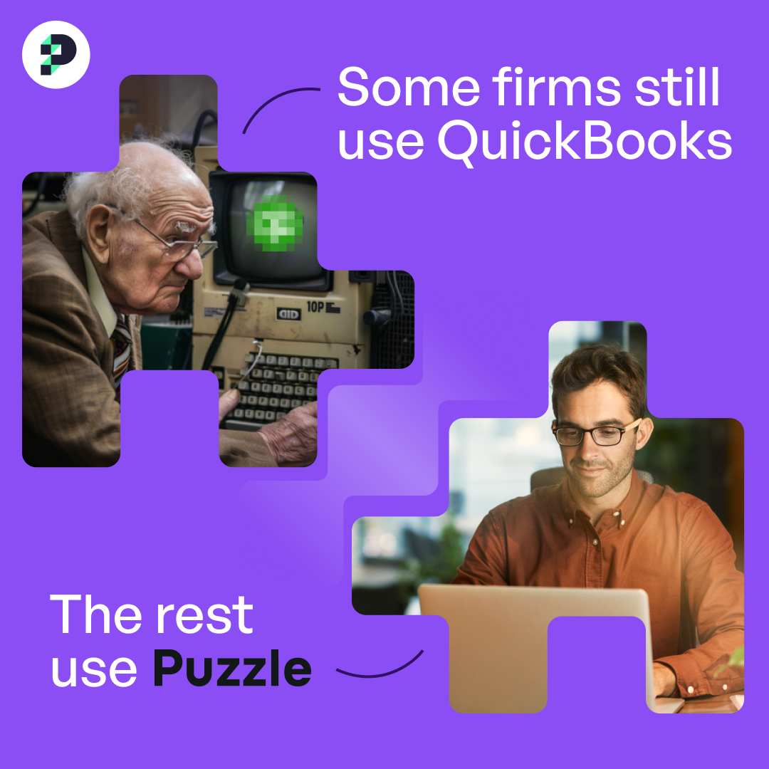 Puzzle Financial ChatGPT ad — The AI-native alternative to QuickBooks.