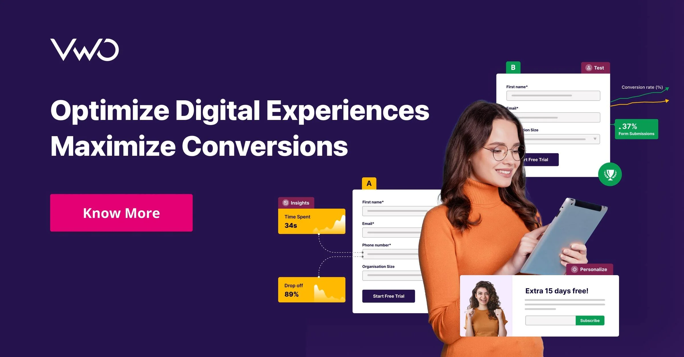 Wingify Inc. ChatGPT ad — VWO | Digital Experience Optimization