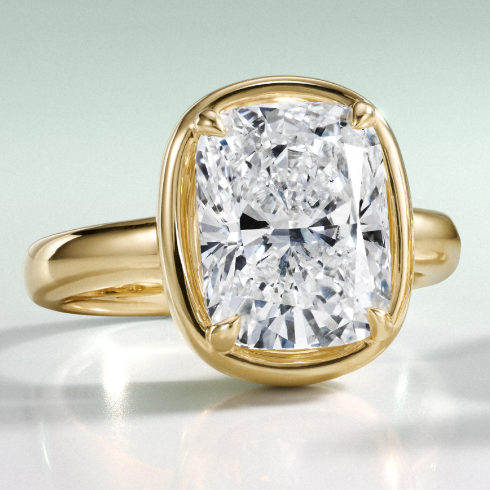 Brilliant Earth ChatGPT ad — Cushion Cut