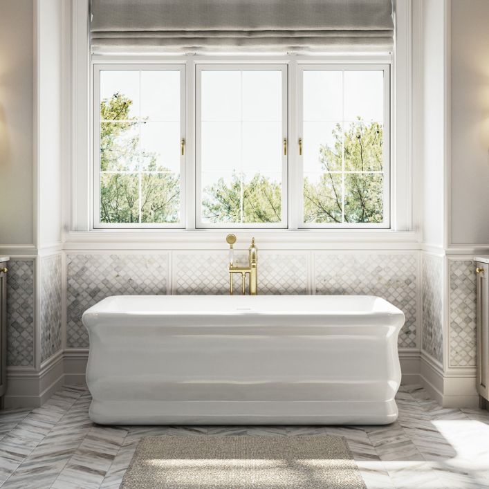 Vintage Bath & Home ChatGPT ad — Freestanding Tubs — 54" to 72"