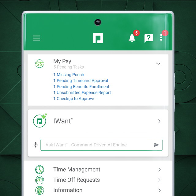 Paycom ChatGPT ad — Automate your payroll process