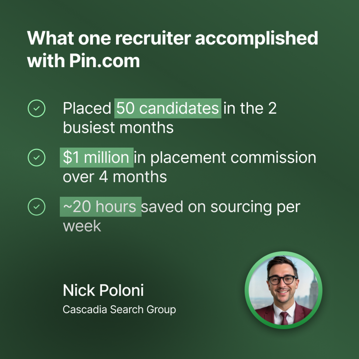 Love Thy Recruiting, Inc. ChatGPT ad — Pin: AI Recruiting Tool in Career & Jobs