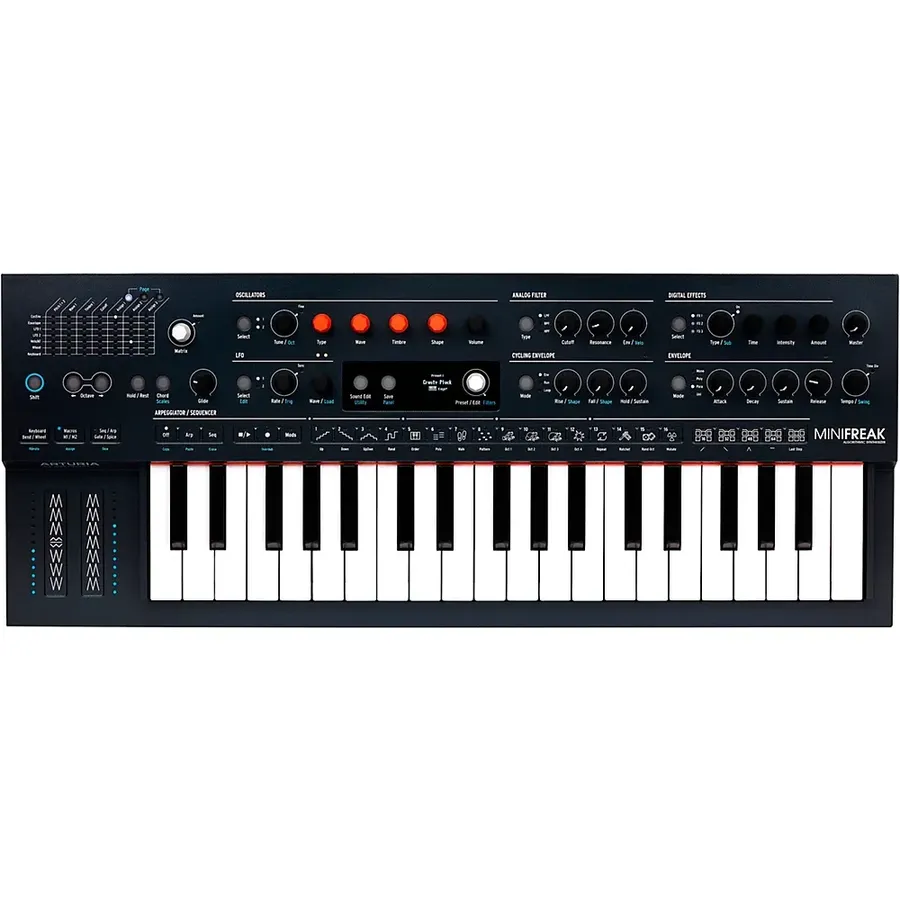 Guitar Center ChatGPT ad — Arturia MiniFreak Synthesizer