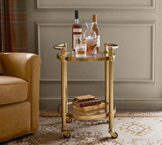Pottery Barn ChatGPT ad — Bar Carts & Cabinets