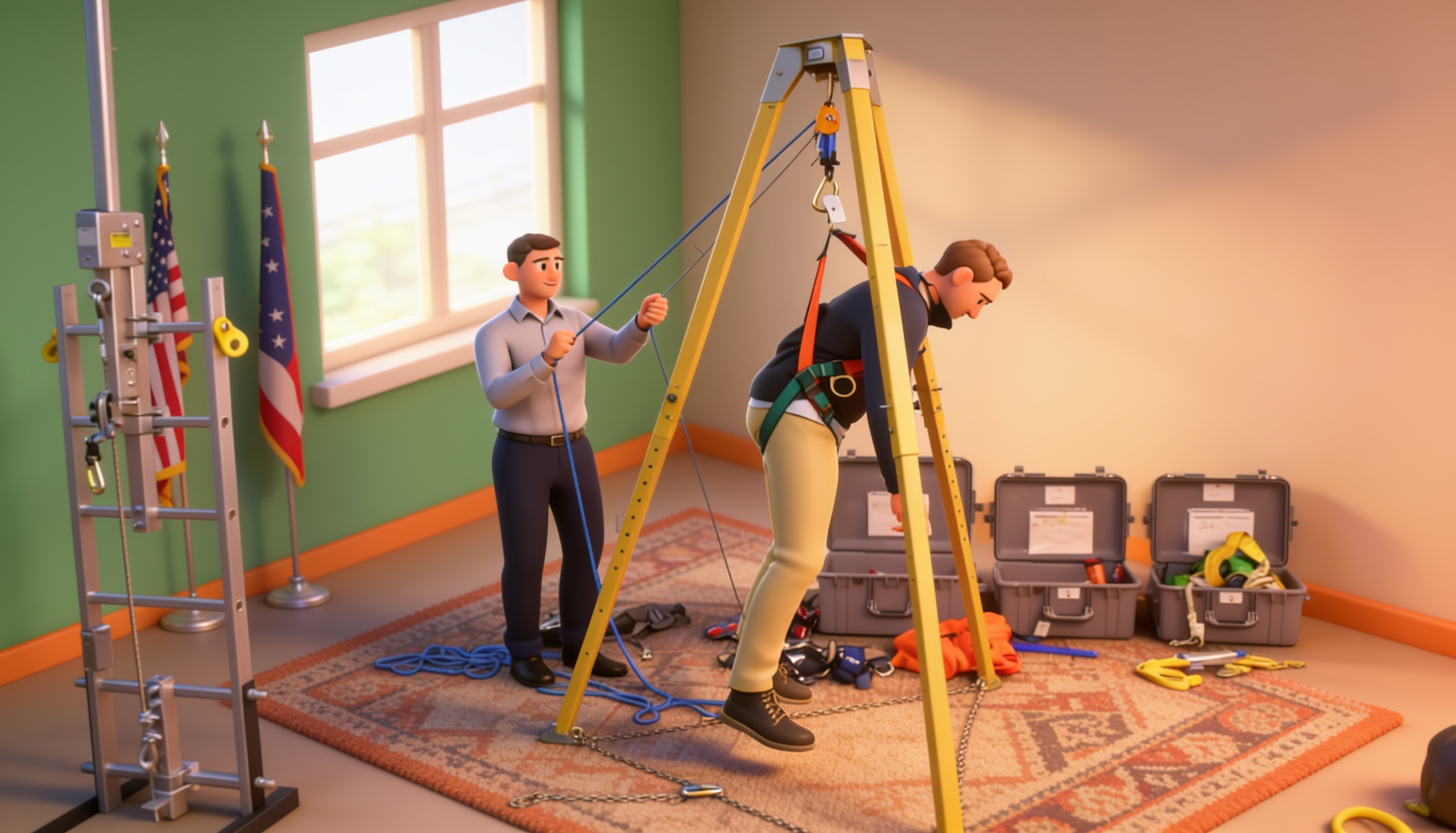LJB Inc ChatGPT ad — Fall Protection Training in Asbestos Abatement & Hazardous Material Remediation
