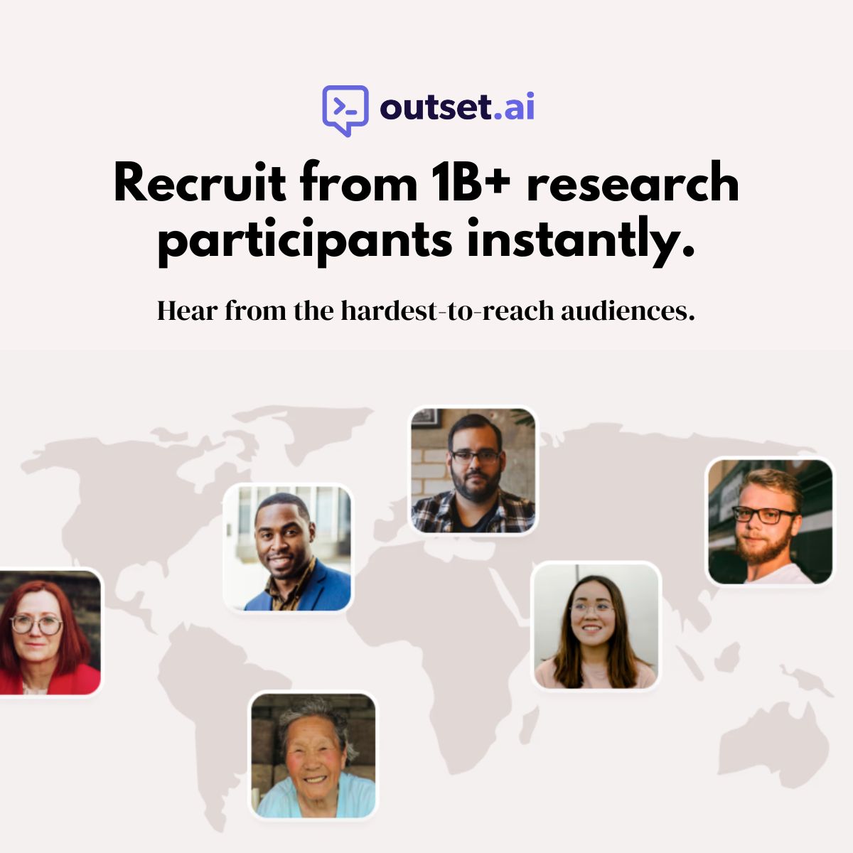 Outset ChatGPT ad — AI-Powered Market Research