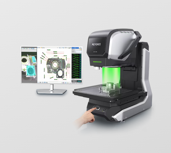 KEYENCE Corporation of America ChatGPT ad — Instant Measurement System