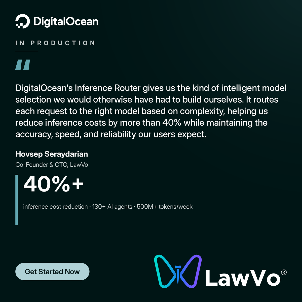 Digital Ocean ChatGPT ad — Lower Inference Costs in Career & Jobs