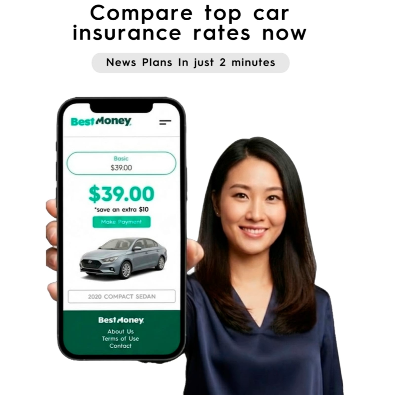 BestMoney ChatGPT ad — Best Car Insurance Rates 2026