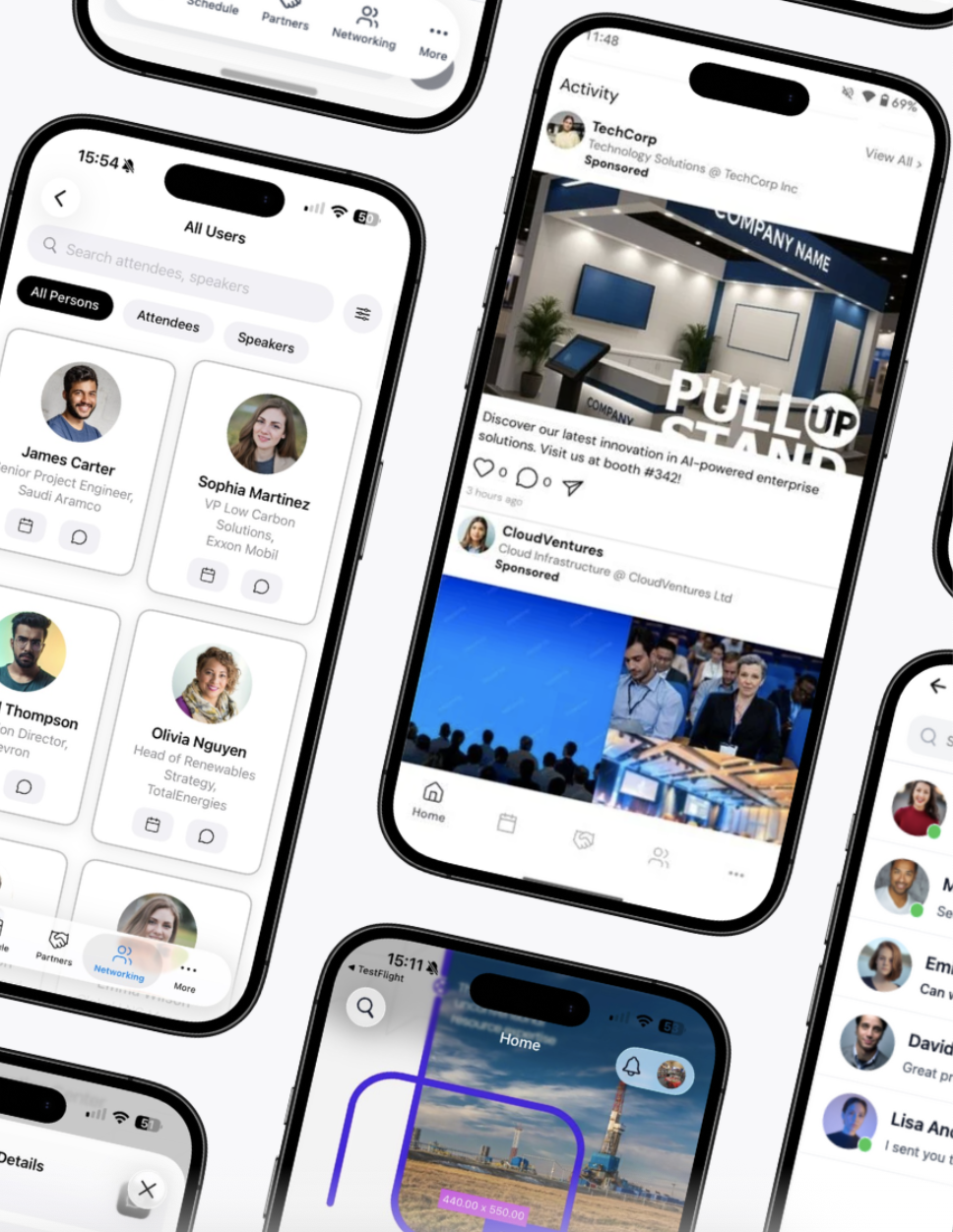 All In The Loop ChatGPT ad — Launch Your Free Event App Instantly