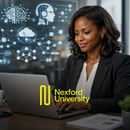 Nexford University ChatGPT ad — AI Skills. Real degree.