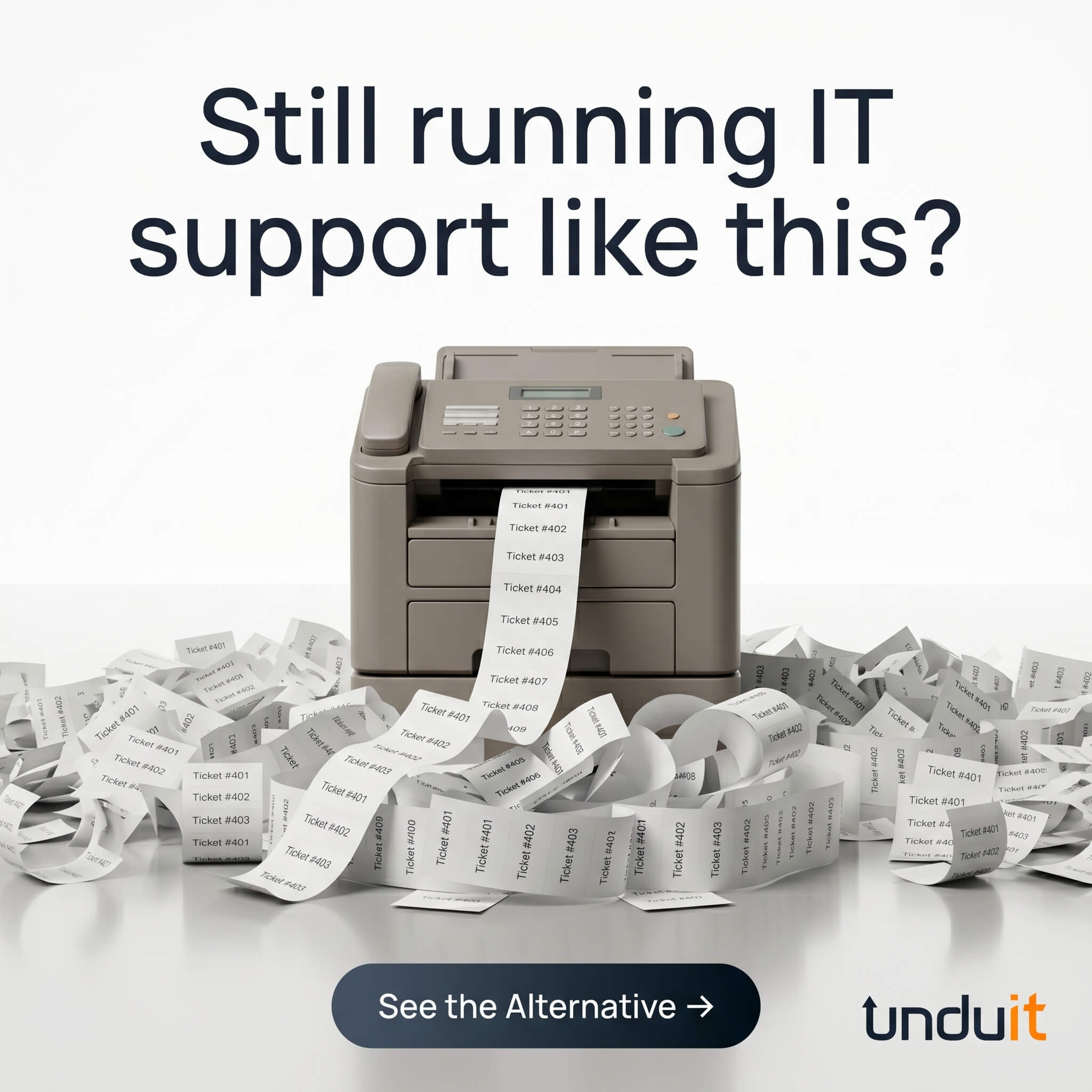 Unduit LLC ChatGPT ad — One Platform for Remote IT Ops Globally in SaaS & Productivity