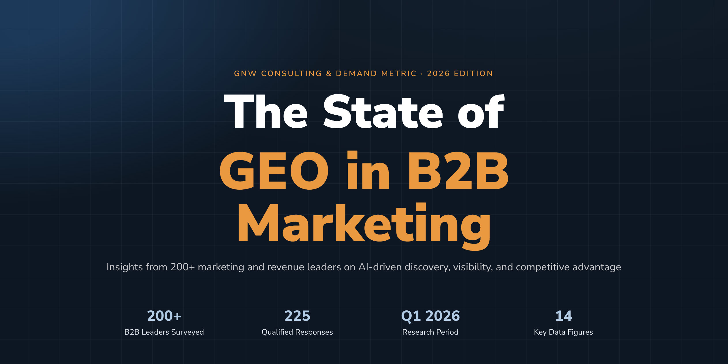 GNW Consulting ChatGPT ad — Full Report: State of AI Search (2026 Edition) in AI Search Optimization