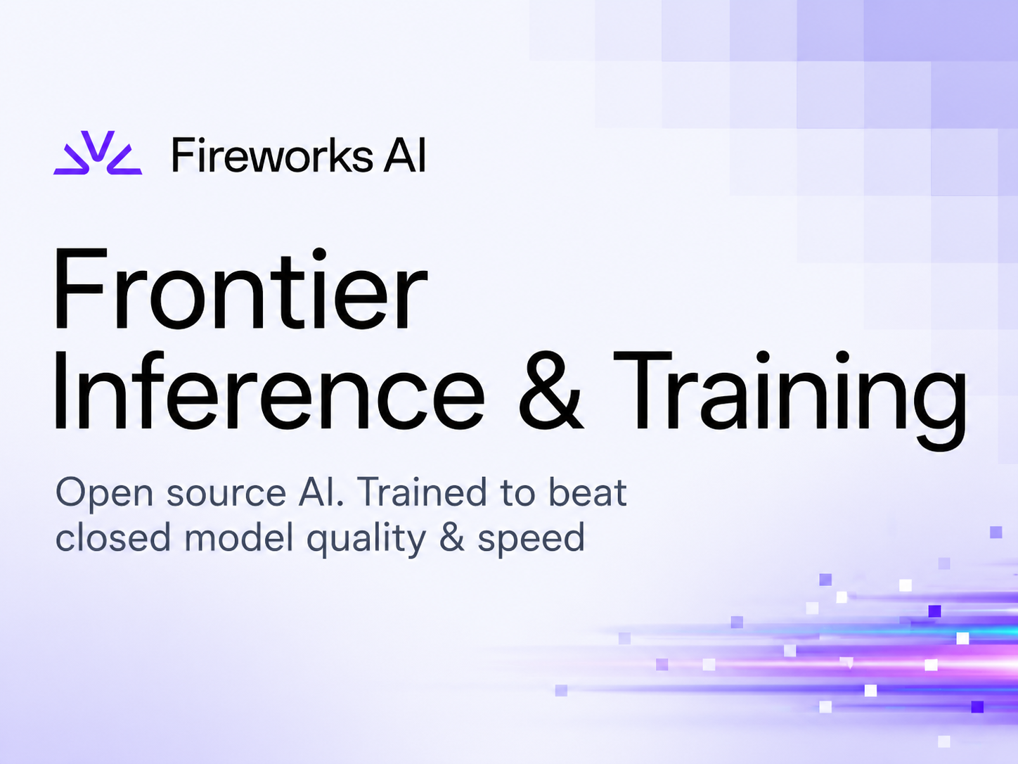 Fireworks.ai, Inc. ChatGPT ad — Own your AI future. Make your data your moat. in Cloud & DevOps