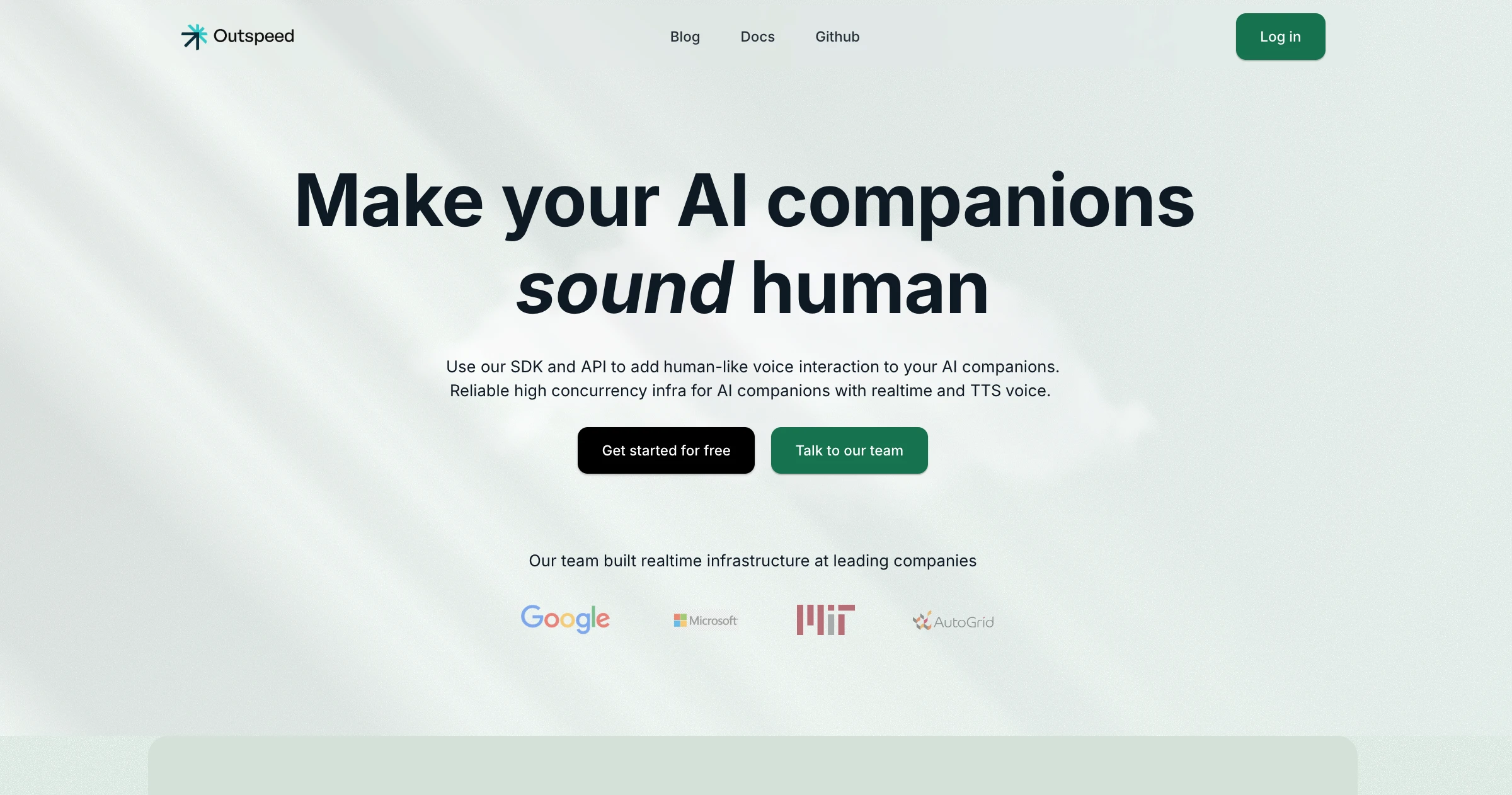 Adapt Research, Inc. ChatGPT ad — Human voice for AI pals