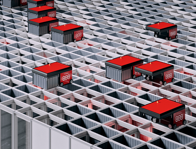 FORTNA ChatGPT ad — Transform Warehouse Performance with ASRS
