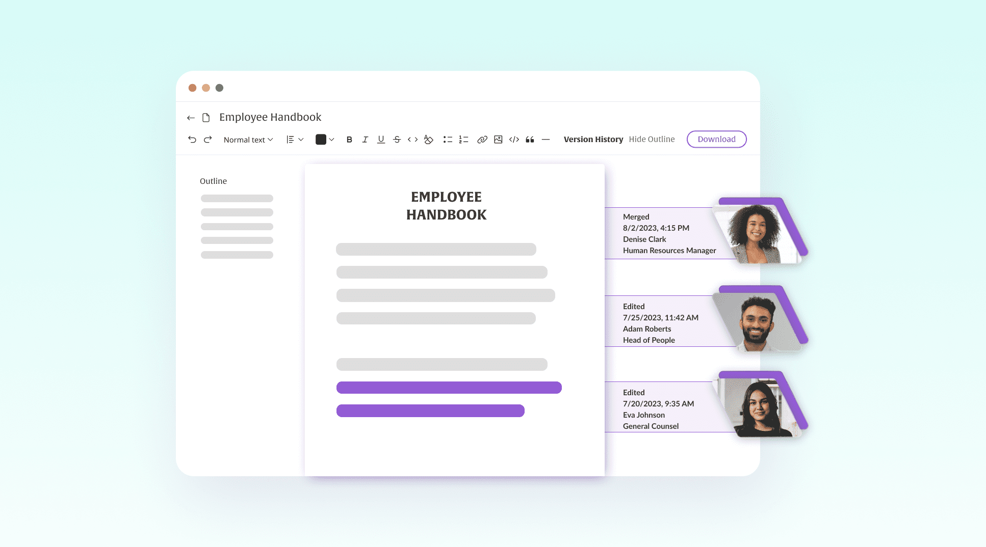 SixFifty ChatGPT ad — Employee Handbook Builder