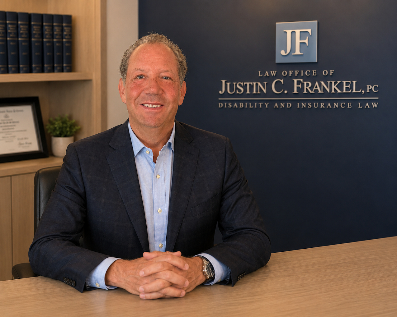 Law Office of Justin C. Frankel, P.C. ChatGPT ad — LTD Claim Denial Guidance
