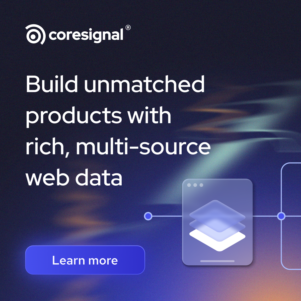 deeptrace Inc. ChatGPT ad — Company & employee data for AI pipelines in Enterprise & Fintech