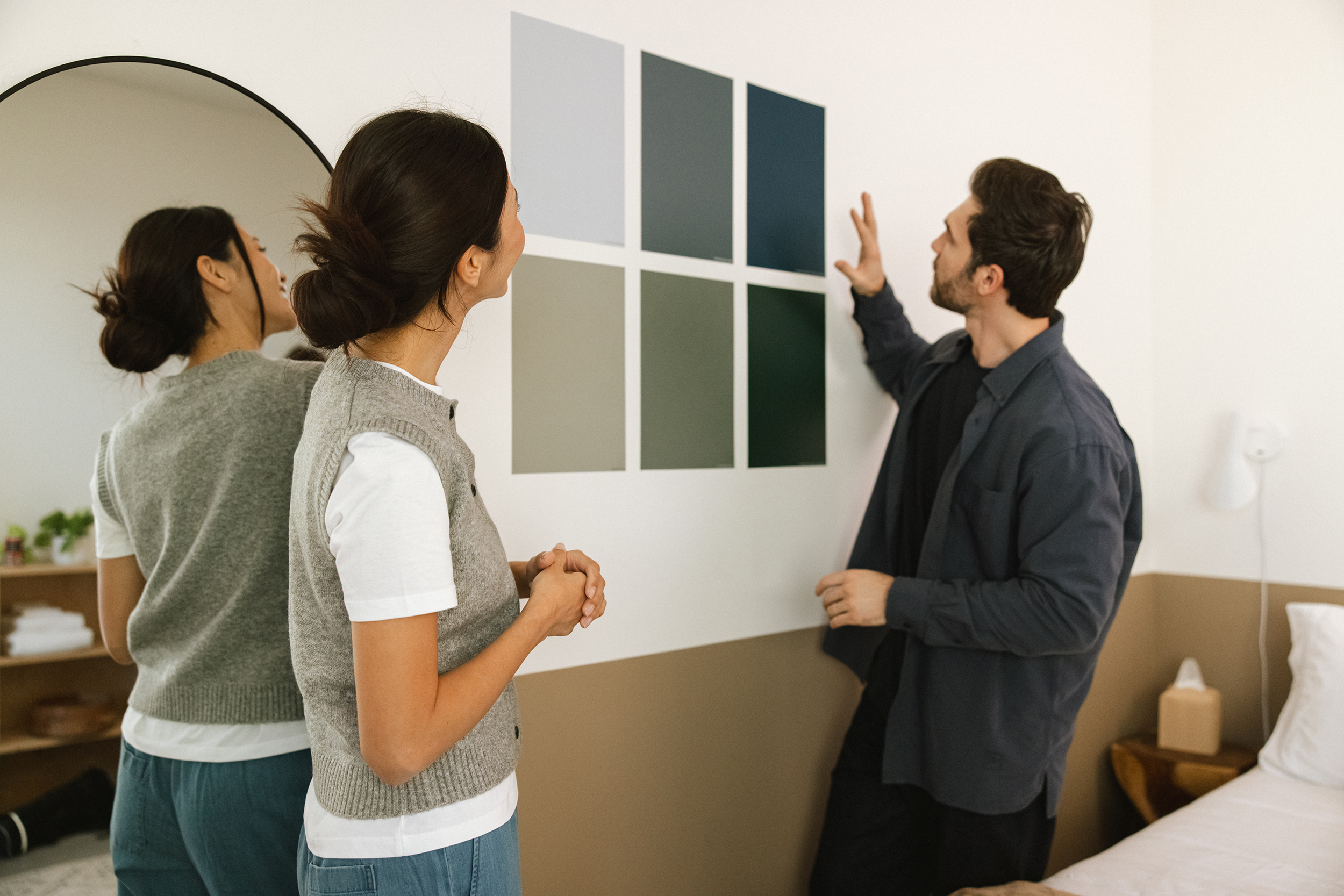 Samplize, Corp. ChatGPT ad — Peel-&-Stick Paint Samples