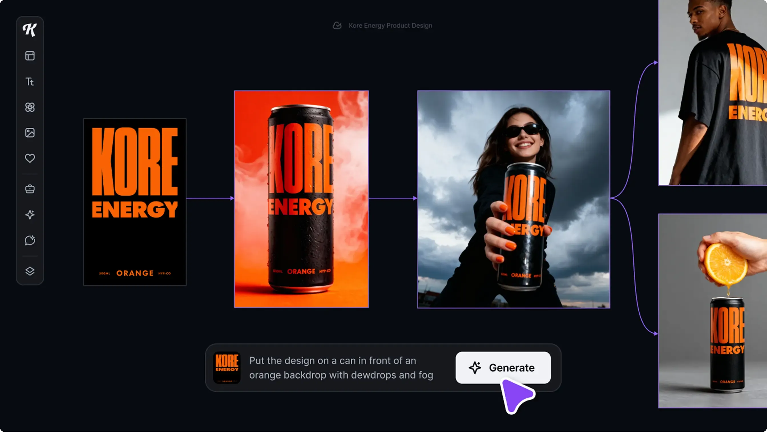 Kittl ChatGPT ad — Free AI Image Generator