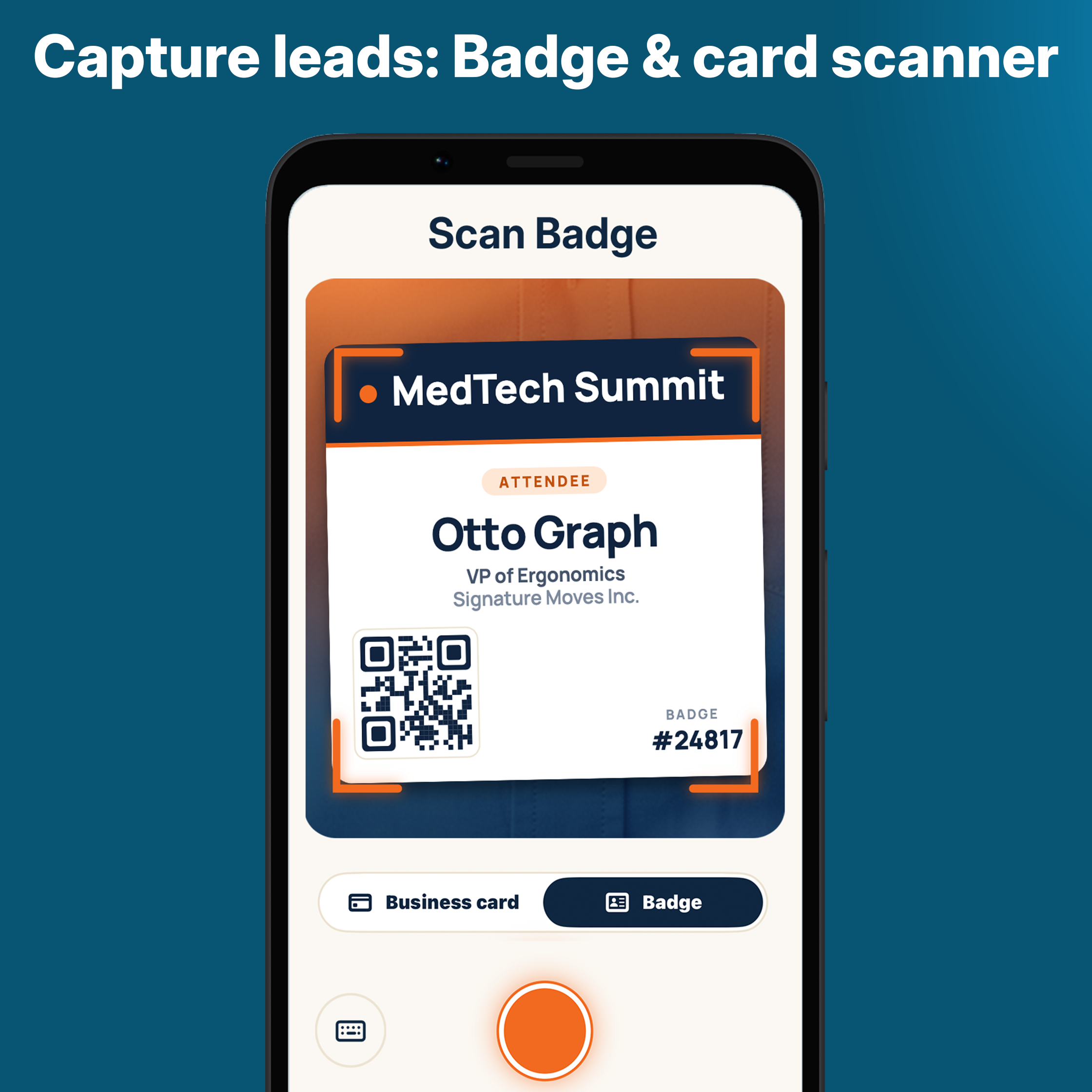 OnSpot Social LLC ChatGPT ad — Trade Show Badge & Business Card Scanner in Sales Territory Planning & Sales Operations