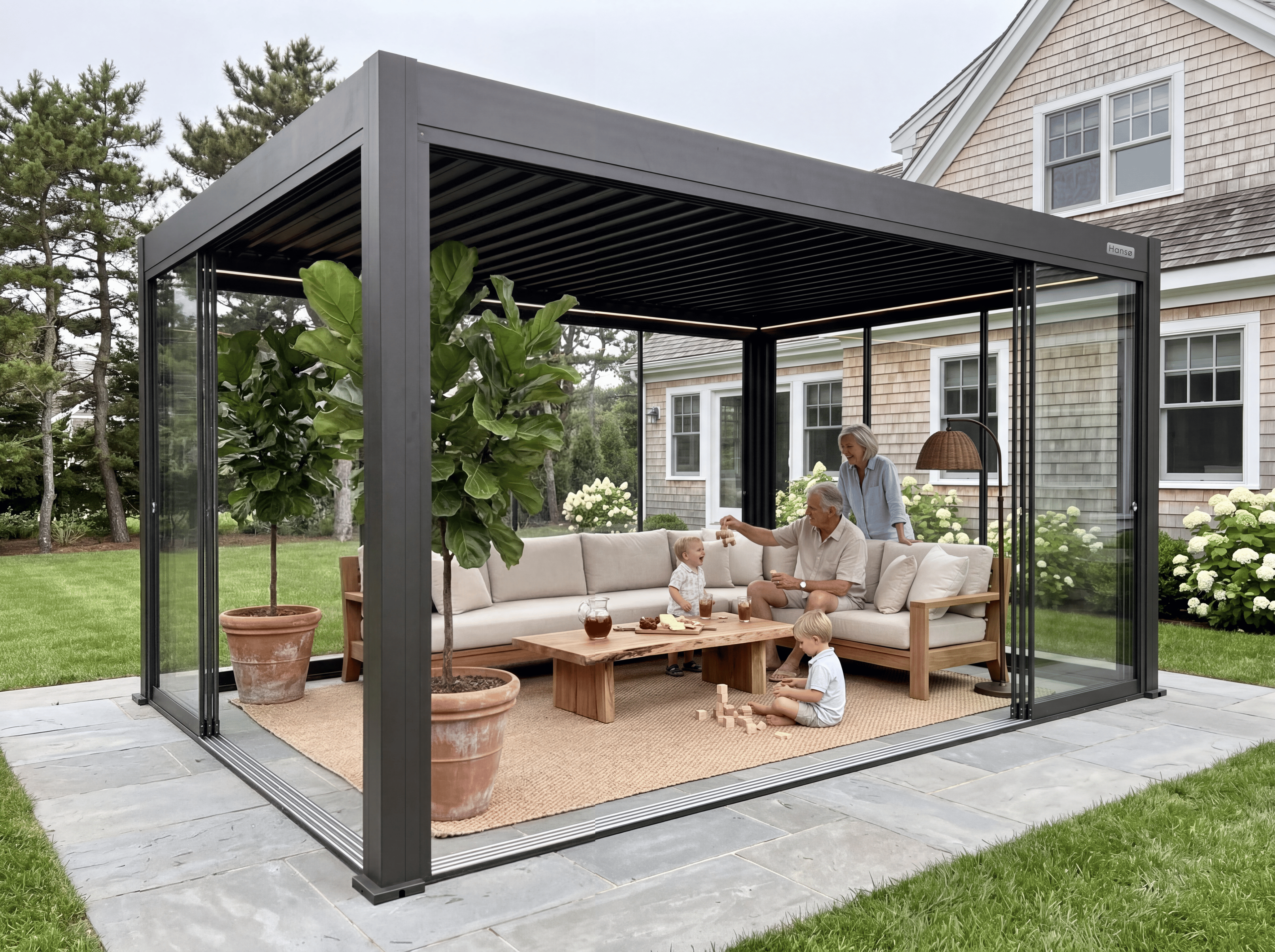 Hanso Home Inc. ChatGPT ad — Outdoor Luxury by Hansø