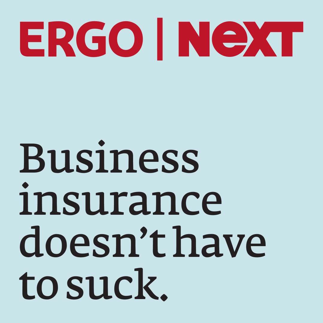 ERGO NEXT Insurance ChatGPT ad — Contractors Coverage in Real Estate