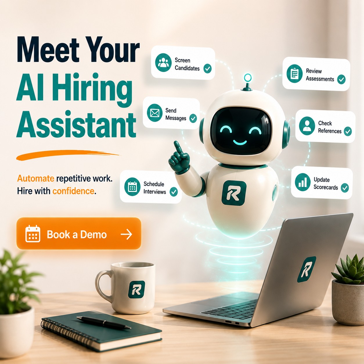 Discovered ChatGPT ad — Meet Your AI Hiring Assistant