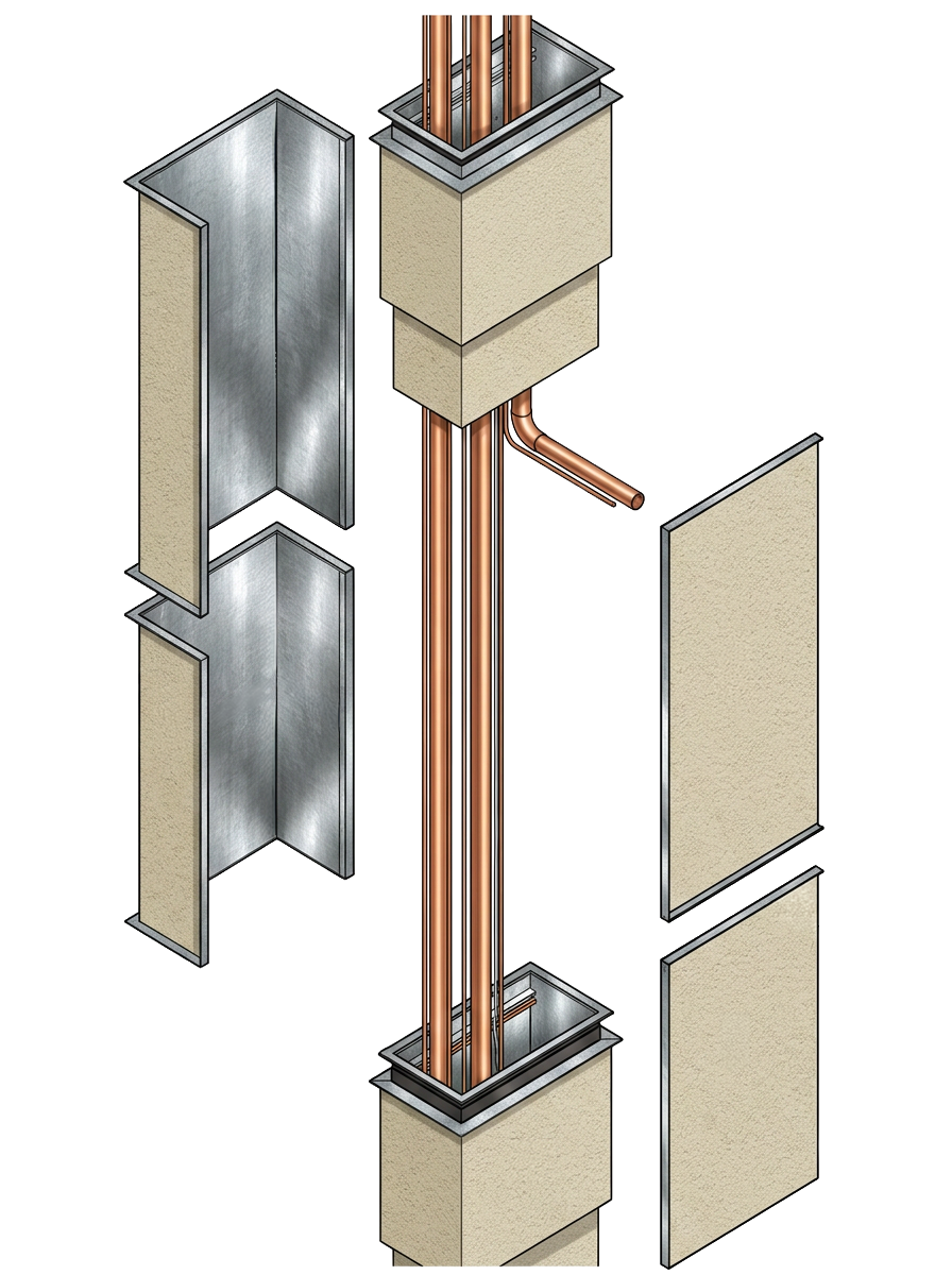 Conquest Flamebar ChatGPT ad — Flamebar Fire-Rated A2L Refrigerant Enclosures
