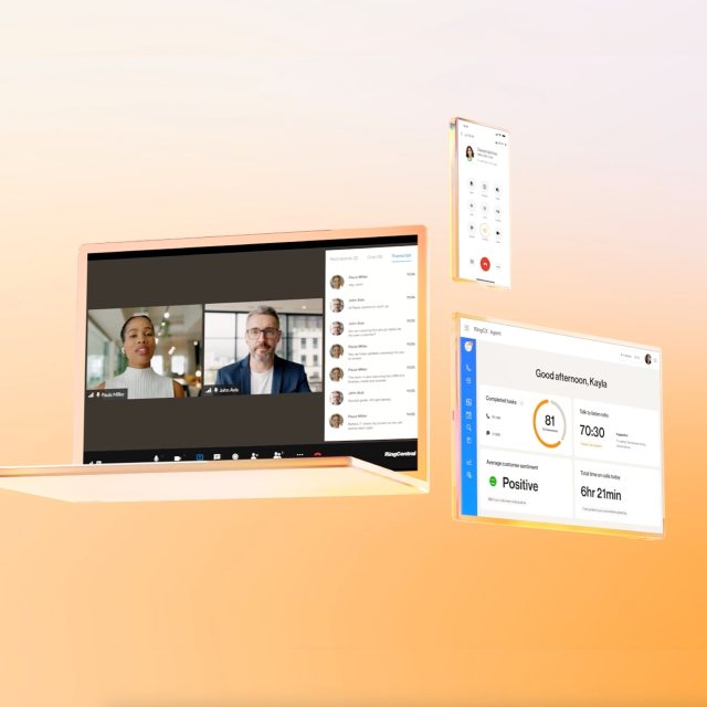 RingCentral ChatGPT ad — Stop Financial Fraud Fast
