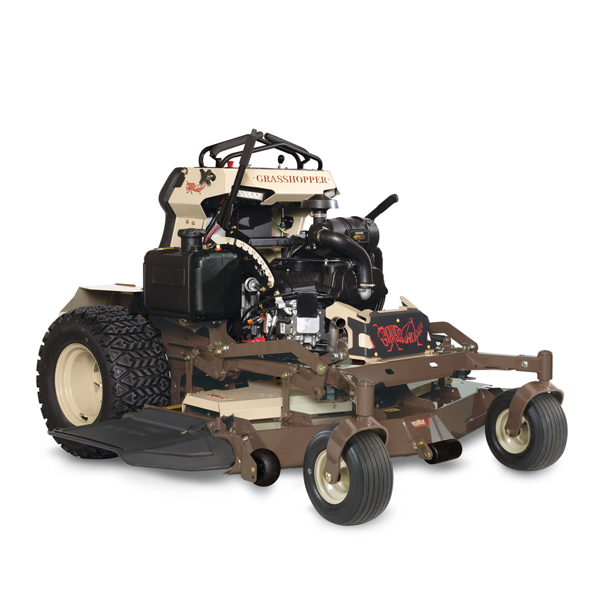 Grasshopper Mower ChatGPT ad — One Easy Purchase. No Surprises.