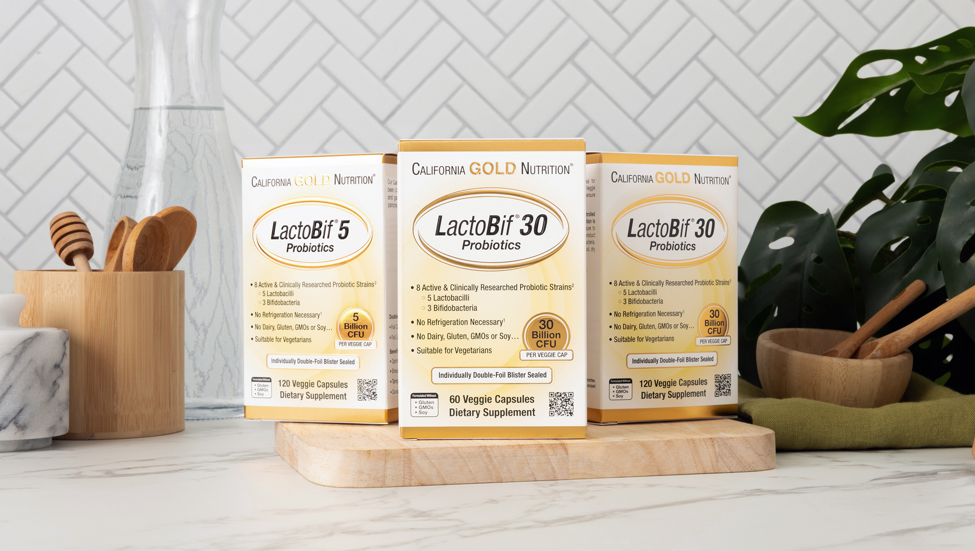 iHerb ChatGPT ad — Lactobif by California Gold Nutrition